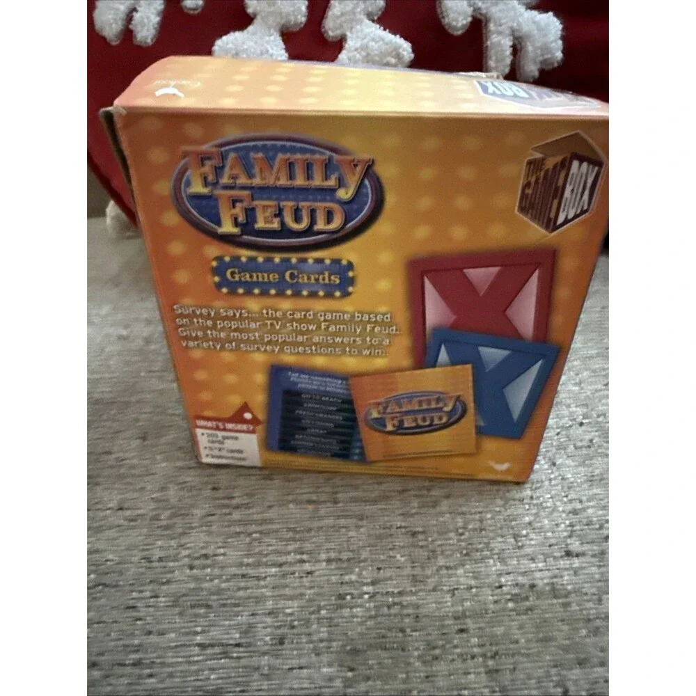Family Feud Trivia Box Game 2015 Cardinal Edition, 8+ Cards